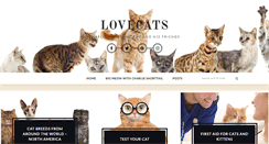 Desktop Screenshot of lovecats.org