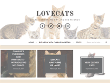 Tablet Screenshot of lovecats.org